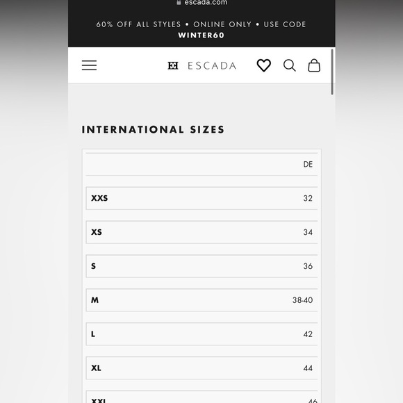 Escada Pinstripe Silk Wool Blazer S Tailored Minimalist Business Quiet Luxury - Picture 11 of 11